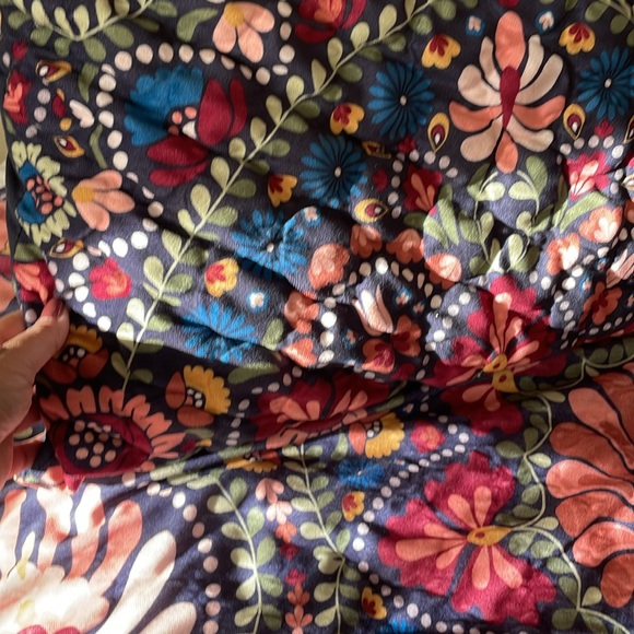 Wayfair velvety king sized comforter and king shams floral deco boho 3 piece set - Picture 8 of 8